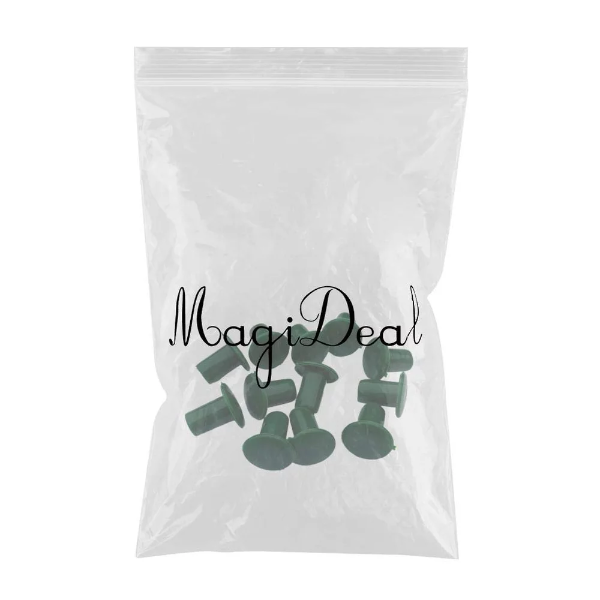 12pcs Durable Plastic Safety Garden Cane End Caps Bamboo Protectors - Image 2