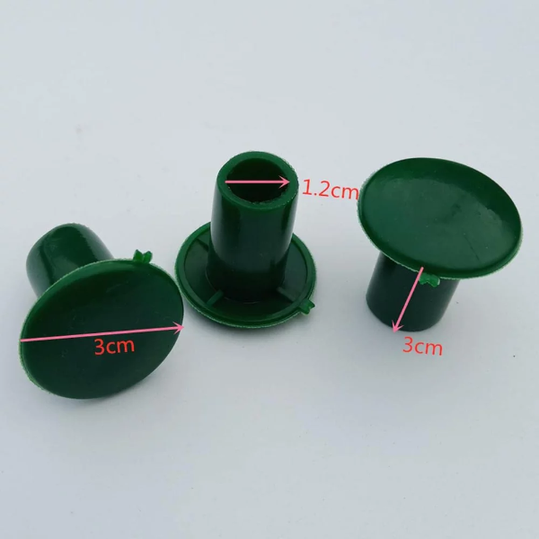 12pcs Durable Plastic Safety Garden Cane End Caps Bamboo Protectors - Image 3