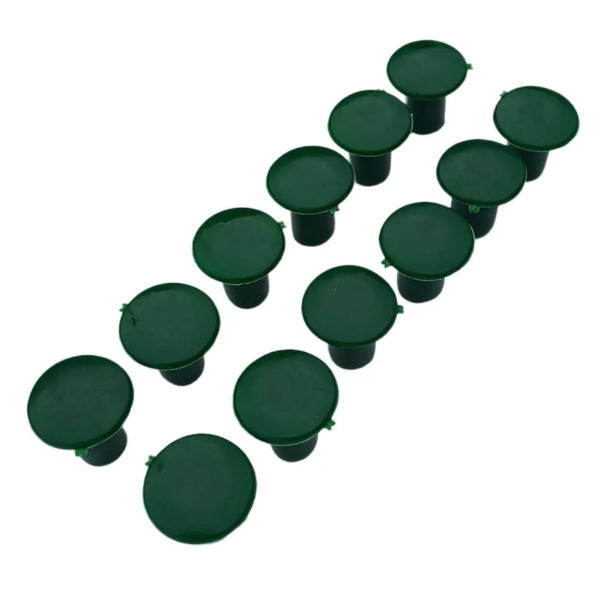 12pcs Durable Plastic Safety Garden Cane End Caps Bamboo Protectors - Image 4