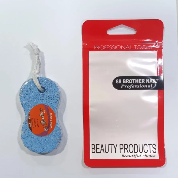 88 Brother BPS-01C Natural Pumice Stone – Foot Care Scrubber for Removing Dead Skin, Cracked Heels & Calluses - Image 2