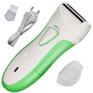 2in1 Washable Chargable Twin Blade Foil Shaver Full Body Hair Remover Trimmer Painless Epilator Razor For Women Lady (1 Year Warranty) EXXA