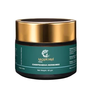 Chirprabha Herbomix for Healthy Skin & Natural Glow | Ayurvedic Mix with Neem, Amla, Pomegranate, Manjistha & More | 100% Natural Skin Support (60 g)