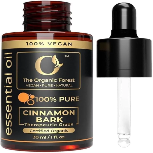 100% Plant Based Cinnamon Oil for Aromatherapy & Diffusers | Dalchini Air Freshener Oil | Pure Cinnamon Essential Oil for Home Fragrance Diffuser