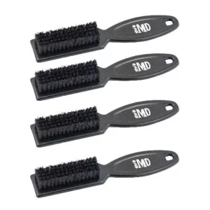4-Pack Clipper Cleaning Brush Set – Barber Tool for Cleaning Hair Clippers & Blades, Removal of Hair Residue, Grooming Maintenance Brush Kit for Trimmers & Clippers