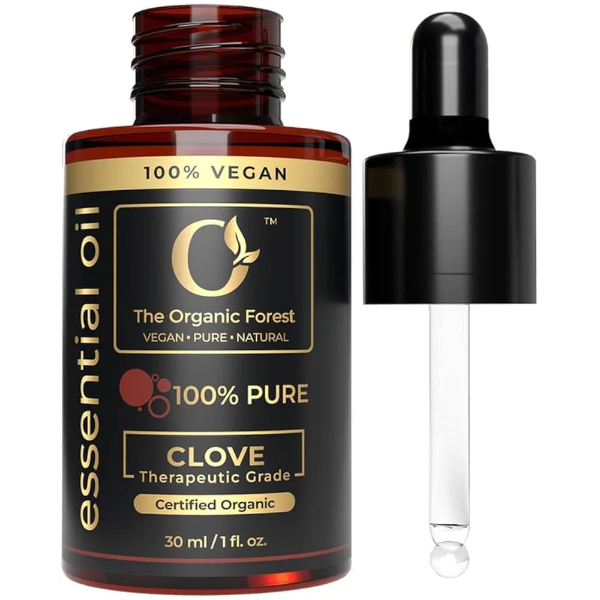 100% Plant Based Clove Oil for Massage, Diffuser & Aromatherapy - Laung Ka Tel - Pure and Organic Clove Essential Oil for Skin Care, Hair Care, Sore Muscles & DIY Soap Making