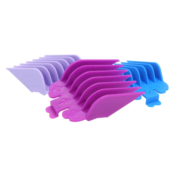 8PCS Hair Clipper Guide Comb Set for Wahl Clippers – Hair Trimmer Guards Attachments for Salon & Home Use (Multicolor) - Image 2