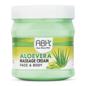 ABH Aloe Vera Soothing Massage Cream – Cooling Skin Repair Cream for Sunburn Relief, Hydration & Skin Revival | Lightweight Non-Greasy Moisturizer for All Skin Types