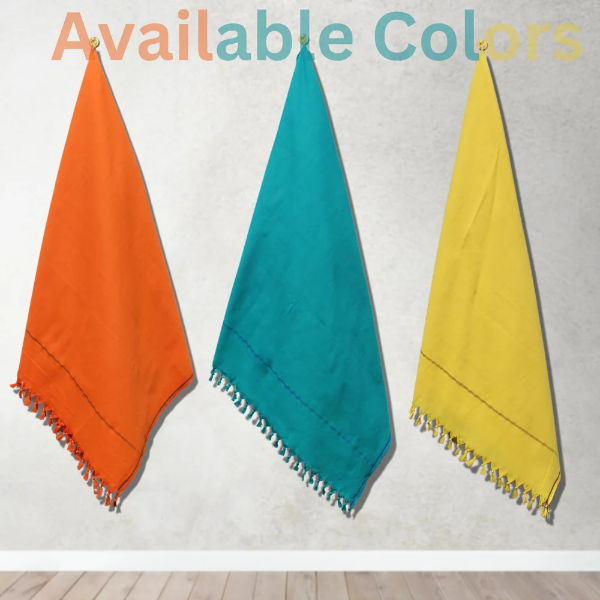 100% Pure Cotton Towels for Men|Red Bhagwa Gamcha Tauliya for Men|MUDI Towel|Saami Thundu||Muffly|Head Wrap Towel for Women|Pack of 2 - Image 4