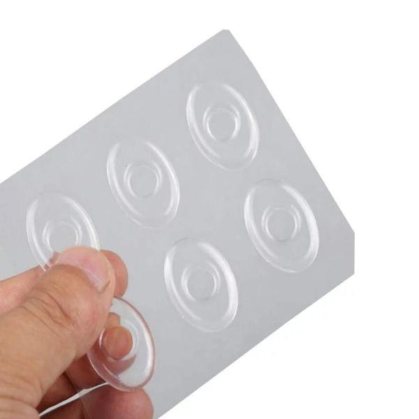 36PCS/6 Sheets Transparent Gel Oval Foot Corn Cushions Relief Rings Gel Pads Caps Self-Adhesive Anti-Friction Remover Shoes Stick Protector - Image 2