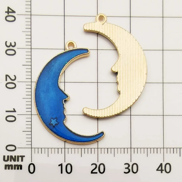 24Pcs DIY Alloy Pendant Necklace Decors Star Moon Earth Shaped Hanging Ornaments for Jewelry Making - Image 3