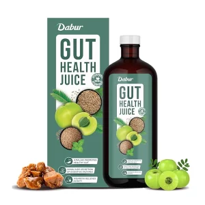 Dabur Gut Health Juice - 1L | 100% Natural & Ayurvedic | All in one Digestive-Care Solution | No Artificial Colors, Flavours & Sugars | Improves Gut Health