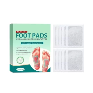 100% Herbal And Gentle Ingredient Detox Foot Pads, 10 Pieces, Natural Ingredients for Sleep Aid, Pain Relief, Toxin Removal with Bamboo Vinegar and Acupoint Micro-Massage Technology