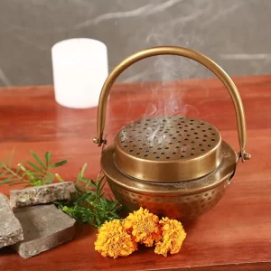 A 3-pack box set of Cycle Pure Sambrani Dhoop Cups.