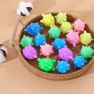 10pc Eco Friendly Dryer Laundry Balls, Tangle Free Reusable Laundry Scrubbing Balls