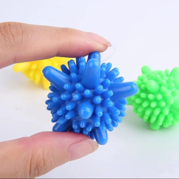 10pc Eco Friendly Dryer Laundry Balls, Tangle Free Reusable Laundry Scrubbing Balls - Image 2
