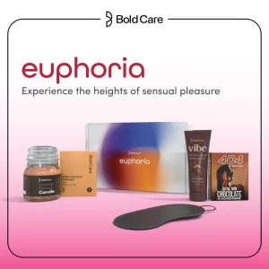 Bold Care Euphoria Couples Kit for Date Night – Condoms, Lubricant & Intimate Accessories for Fun Indoor Dates, Deeper Connection & Romantic Gift Set for Him & Her