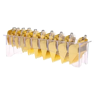 10pcs Cutting Guide Comb Hair Clipper Limit Comb Guide Attachment Set with Comb Holder for Electric Hair Trimmer Shaver Hairdressing Tool