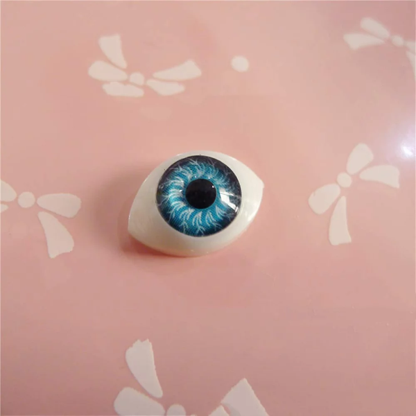 100PCS Simulated Hemisphere Eyeballs Fake Eyes Decor Creative DIY Accessories for Kids Craftsman Phone Case (12x16MM Mixed Color) - Image 2