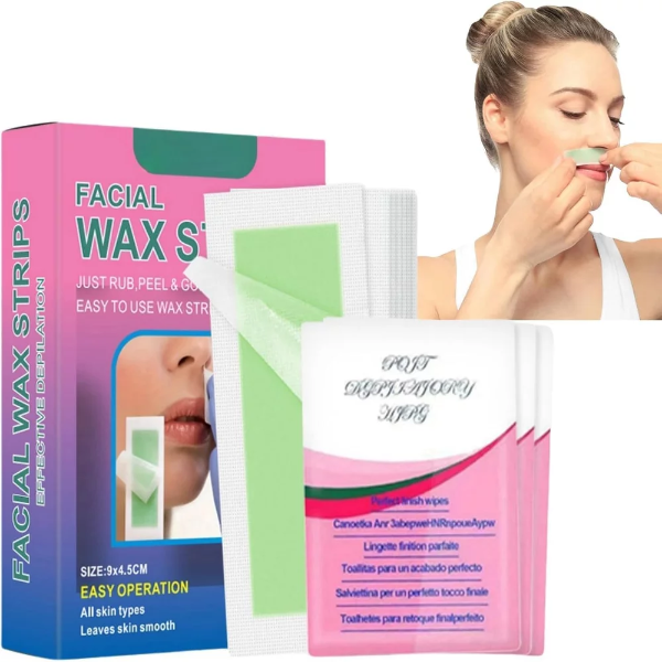 10PCS Hair Removal Wax Sticks,Face Waxing Strips for Women,Facial Wax Strips,Upper Lip Wax Strips,Eyebrow Waxing Strips,Portable and Convenient Face Wax Strips,Effective Lip Wax Strips for Cheeks