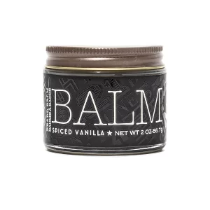 18.21 Man Made Beard Balm for Men, Spiced Vanilla, 2 fl. oz - Premium Grooming Cream with Low Shine for Conditioning and Shaping Beards, Mustaches - Scented Facial Hair Balms, Long-Lasting Moisture
