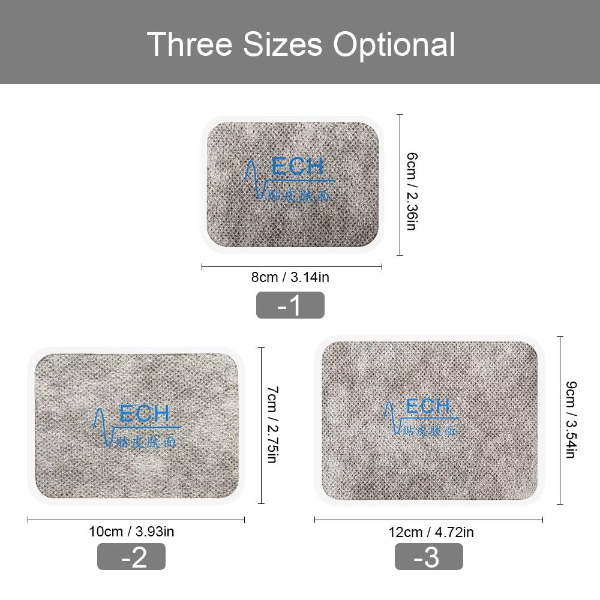 1 Pair Replacement Pads for Flex Abdo nal Belts Trainer Replacement Pads(TransparentMedium)-POOWE - Image 2