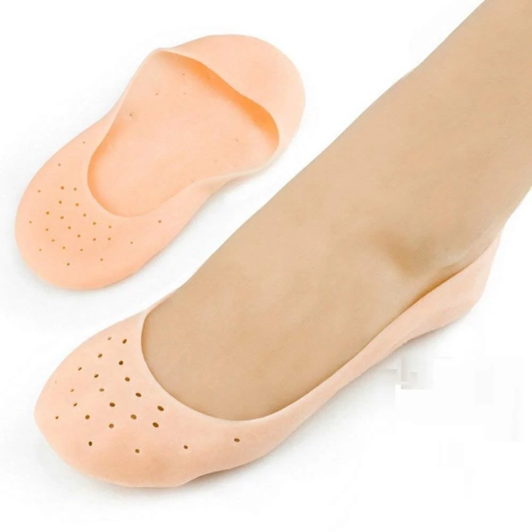 1 Pair Foot Moisturizing Sock Full Length Silicone Gel Socks Cracked Foot Care Protector For Foot Care