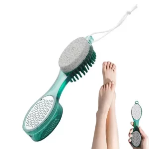 1PCS Hot Foot Care Tool 4in 1 Foot Pumice Stone Dead Skin Remover Brush Pedicure Grinding tool (Color May Vary)