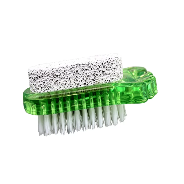 3 Pack Foot Pumice and Nail Brush - Assorted Colors - Image 2