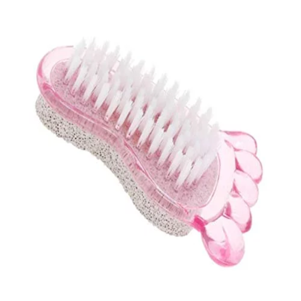 3 Pack Foot Pumice and Nail Brush - Assorted Colors - Image 4