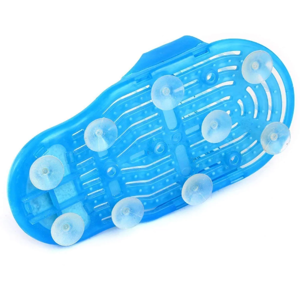 7Seas Easy Feet Shower Slipper Foot Cleaner – Waterproof Foot Scrubber Brush for Deep Cleaning & Exfoliation (1 Pcs, Sky Blue) - Image 2