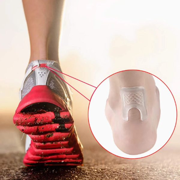10 Pcs U-Shaped Gel Callus Pads, Waterproof Callus Protectors 1/8 from Rubbing on Shoes, Reusable Callus Cushions - Image 2
