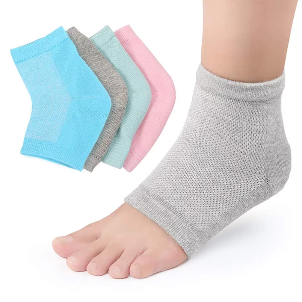 Moisturizing Gel Heel Socks Open Toe Socks for Dry Hard Cracked Heels Foot Skin Care tectors Pedicure Socks | 1 Pair - Image 3