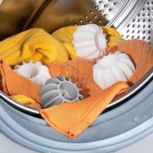 10Pcs Silica Gel Soft Laundry Ball Reusable,Washing Machine Special Reduces Clothing Wrinkles decontamination Anti-Winding Knotting,No Damage to Clothing wash Guard Ball Steamer Dryer Balls - Image 3