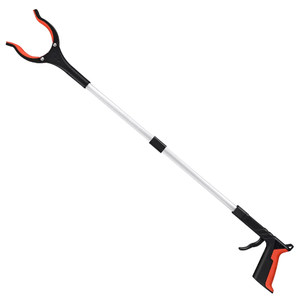 2022Newest Grabber Reacher Tool, 360 Rotating Head, Wide Jaw, 32" Foldable, Lightweight Handy Trash Claw Grabber for Elderly, Reaching Assist Tool for Trash Pick Up, Litter Picker, Arm Extension