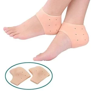 AAR BEE WORLD Silicone Full Length Anti-Crack Foot Protector Socks for Cracked Heels & Pain Relief