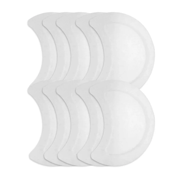 10-piece herbal lymphatic drainage patches displayed next to natural botanical ingredients.