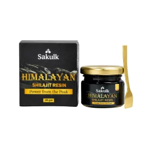 Himalayan Shilajit Resin 20g | Ayurvedic Proprietary Medicine | Lab Tested Natural Resin | Glass Jar with Spoon (Pack of 2)