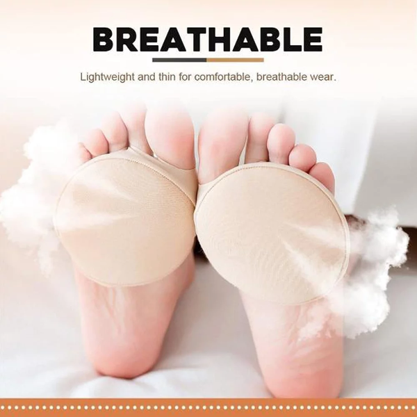 5 Pairs Honeycomb Fabric Forefoot Pads – Invisible Non-Slip Toe Socks for Women’s High Heels, Comfortable Cushioning & Foot Pain Relief - Image 2