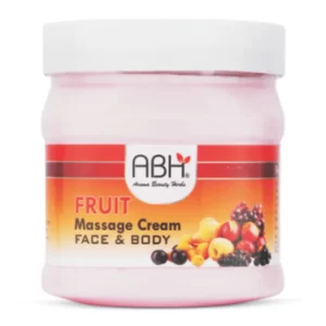 ABH Fruit Massage Cream 200g – Nourishing & Brightening Face & Body Cream with Natural Fruit Extracts, Deep Hydration, Revitalizes Dull Skin & Adds Natural Glow, Suitable for All Skin Types