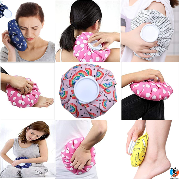 AAFOS 2-in-1 Hot Water Bag & Ice Pack for Pain Relief | Reusable Hot & Cold Therapy for Injuries, Swelling & Cramps (Multicolor)