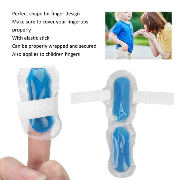 6cm Ice Pack Small Cold Compress Fingers Toes Injury Soothing Swelling Gel Ice Pack for Children - Image 2