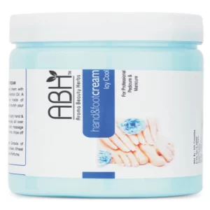 ABH Icy Cool Hand & Foot Cream 500g – Nourishing Cooling Formula for Pedicure & Manicure, Deep Hydration, Softens & Refreshes Skin, Ideal for Salon, Spa & Home Use