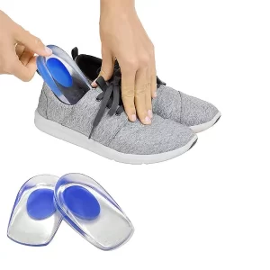 1 Pair Men Women Silicon Gel Heel Cushion Insoles Soles Relieve Foot Pain Protectors Spur Support Shoe pad High Heel Inserts