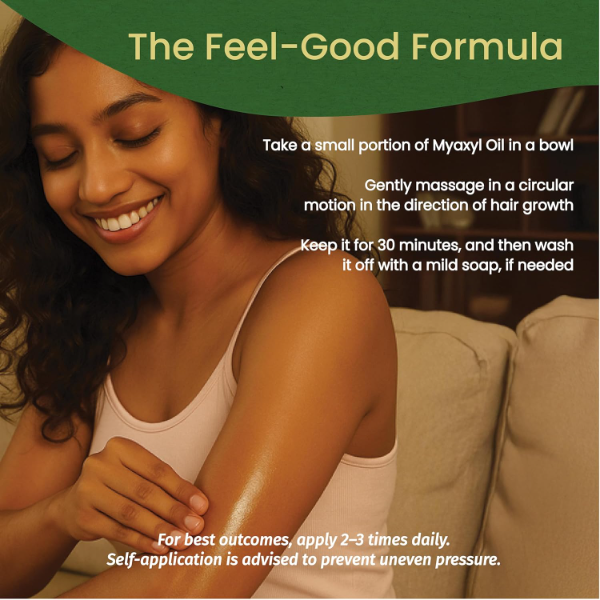 Kerala Ayurveda Myaxyl Oil | Ayurvedic Pain Relief Oil for Back Pain, Knee Pain, Joint & Muscle Pain | Fast-Absorbing, Non-Greasy Formula | 200ml - Image 4