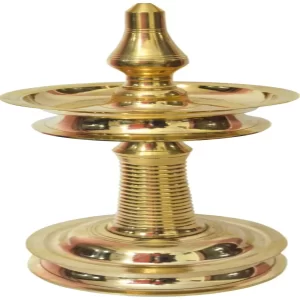 11 inch Kerala nilvilakku Pure Brass Global Sv Product