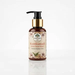 Kumkumadi Face Wash for Glowing Skin | Natural & Ayurvedic Cleanser | Brightening, Tan Removal & Deep Cleansing | Suitable for All Skin Types (100g)