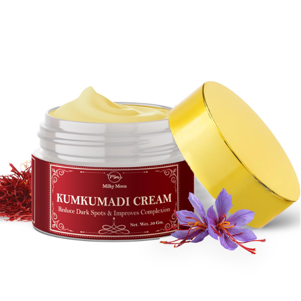 Kumkumadi Night Cream for Pigmentation & Dark Spots 50g | Ayurvedic Skin Brightening & Anti-Aging Cream | Reduces Wrinkles, Melasma & Dark Circles | For Men & Women | Paraben Free