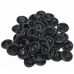 Aadvay Enterprises Cleanroom Latex Finger Cots Unisex - Free Size, Black Latex Finger Cots [288 Pieces] Reusable