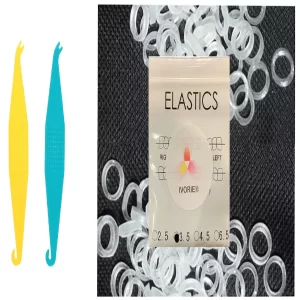 1/4 Fox 5Oz (Medium) : Ivorie Dental Orthodontic Rubber Bands Elastics Latex Braces Teeth Gap 100Pcs (1/4" Fox 5Oz (Medium))