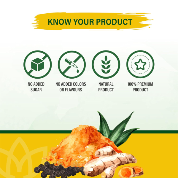 MAPL-Pure & Natural Turmeric Juice | Cold-Pressed Kachi Haldi Juice with Curcumin | Ayurvedic Detox Drink for Immunity, Digestion & Anti-Inflammation, Natural curcumin &piperine | No Added Sugar | 500ml - Image 3